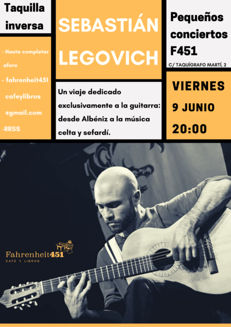 Pequeños conciertos F451. Legovich Guitarra